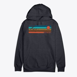 Albany Vermont Blissful Sunset Premium Cotton Hoodie