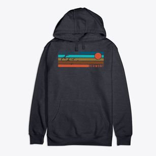Graniteville Vermont Blissful Sunset Premium Cotton Hoodie