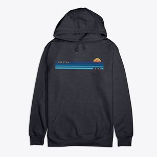 Preston Texas Water View Premium Cotton Hoodie