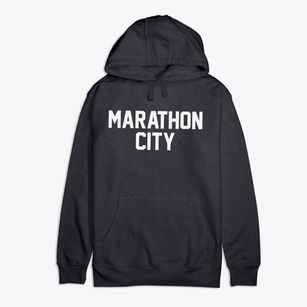 Marathon City Wisconsin Classic Block Premium Cotton Hoodie
