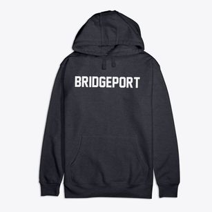 Bridgeport West Virginia Classic Block Premium Cotton Hoodie