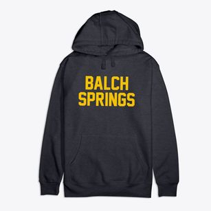 Balch Springs Texas Classic Block Premium Cotton Hoodie