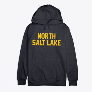 North Salt Lake Utah Classic Block Premium Cotton Hoodie