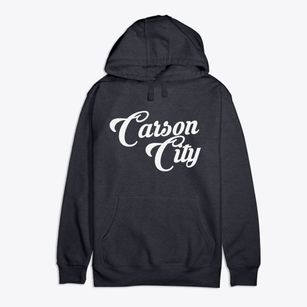 Carson City Michigan Vintage Team Premium Cotton Hoodie