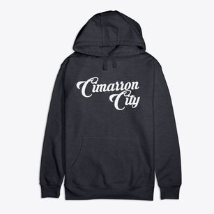 Cimarron City Oklahoma Vintage Team Premium Cotton Hoodie