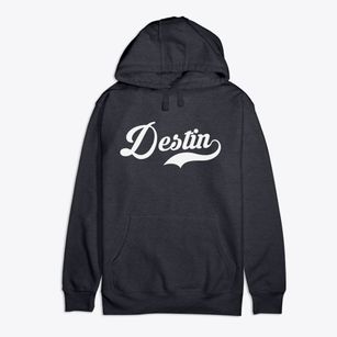 Destin Florida Vintage Team Premium Cotton Hoodie