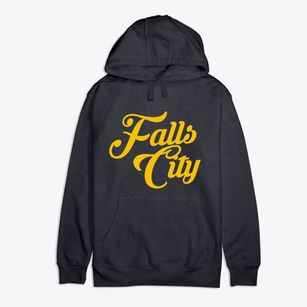 Falls City Nebraska Vintage Team Premium Cotton Hoodie