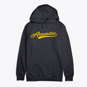 Alexandria Louisiana Vintage Team Premium Cotton Hoodie