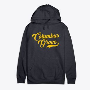 Columbus Grove Ohio Vintage Team Premium Cotton Hoodie