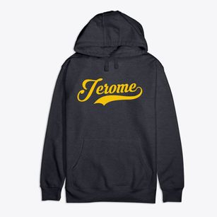 Jerome Illinois Vintage Team Premium Cotton Hoodie