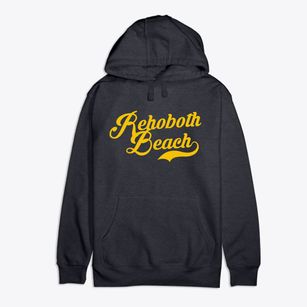 Rehoboth Beach Delaware Vintage Team Premium Cotton Hoodie