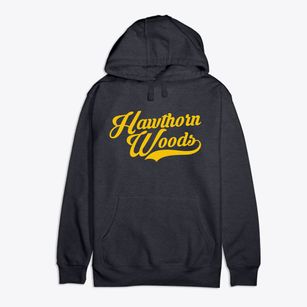 Hawthorn Woods Illinois Vintage Team Premium Cotton Hoodie
