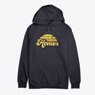 Homer Alaska Sublime Sunset Premium Cotton Hoodie