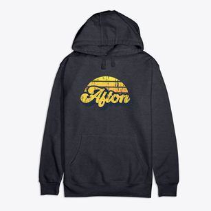 Afton Wyoming Sublime Sunset Premium Cotton Hoodie