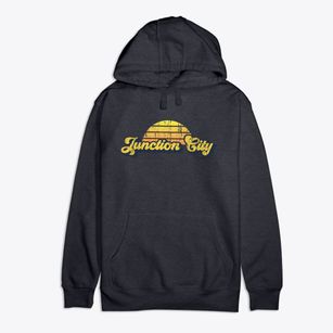 Junction City Illinois Sublime Sunset Premium Cotton Hoodie
