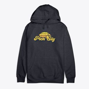 Pick City North Dakota Sublime Sunset Premium Cotton Hoodie