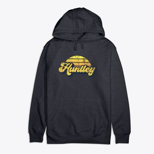 Huntley Nebraska Sublime Sunset Premium Cotton Hoodie