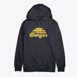 Sanger Texas Sublime Sunset Premium Cotton Hoodie