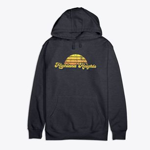Highland Heights Kentucky Sublime Sunset Premium Cotton Hoodie