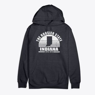  Indiana Sunset Premium Cotton Hoodie