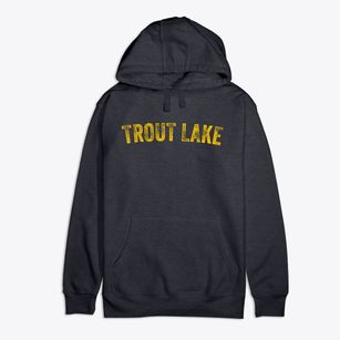 Trout Lake Washington Timeless Retro Premium Cotton Hoodie