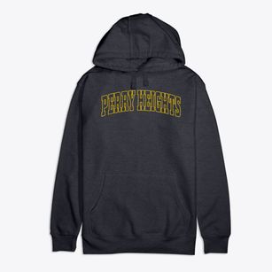 Perry Heights Ohio Trendy Block Premium Cotton Hoodie