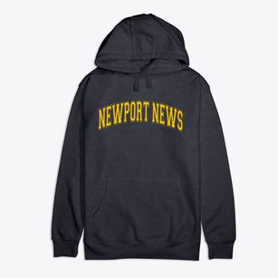 Newport News Virginia Varsity Premium Cotton Hoodie
