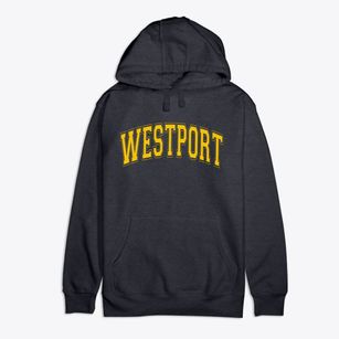 Westport Connecticut Varsity Premium Cotton Hoodie
