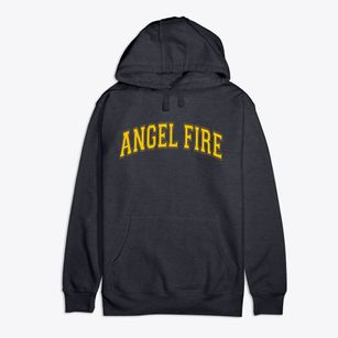 Angel Fire New Mexico Varsity Premium Cotton Hoodie