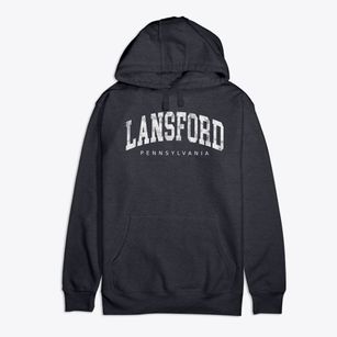 Lansford Pennsylvania Urban Vibe Premium Cotton Hoodie