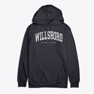 Willsboro New York Urban Vibe Premium Cotton Hoodie