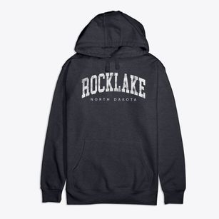 Rocklake North Dakota Urban Vibe Premium Cotton Hoodie