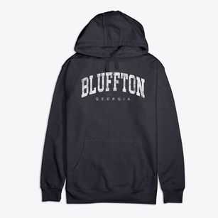 Bluffton Georgia Urban Vibe Premium Cotton Hoodie
