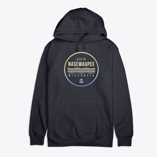 Nasewaupee Wisconsin Color Fade Premium Cotton Hoodie