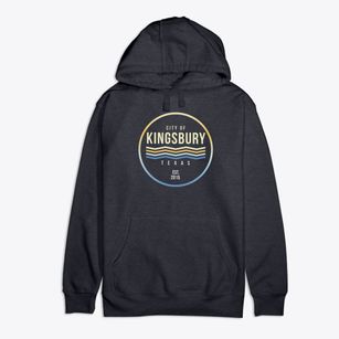 Kingsbury Texas Color Fade Premium Cotton Hoodie