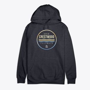 Crestwood Illinois Color Fade Premium Cotton Hoodie