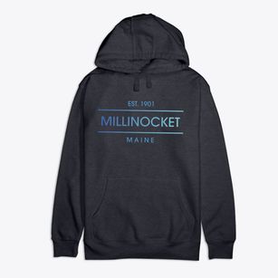 Millinocket Maine Horizon Premium Cotton Hoodie