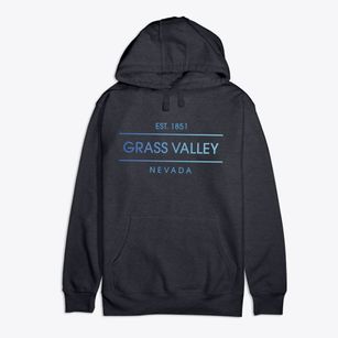 Grass Valley Nevada Horizon Premium Cotton Hoodie