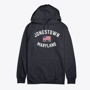 Jonestown Maryland Patriot Premium Cotton Hoodie