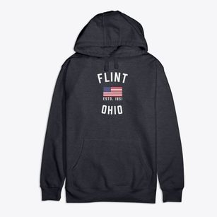 Flint Ohio Patriot Premium Cotton Hoodie