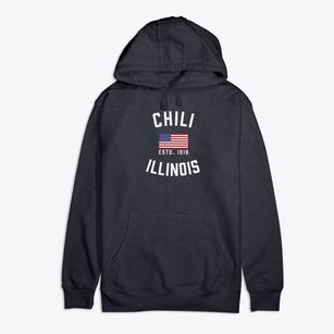 Chili Illinois Patriot Premium Cotton Hoodie