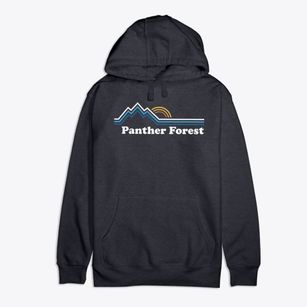Panther Forest Arkansas Mountain View Premium Cotton Hoodie