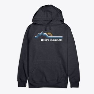 Olive Branch Kentucky Mountain View Premium Cotton Hoodie