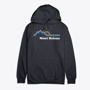 Mont Helena Mississippi Mountain View Premium Cotton Hoodie