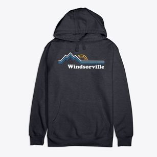 Windsorville Connecticut Mountain View Premium Cotton Hoodie