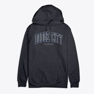 Dodge City Kansas Traditional Premium Cotton Hoodie