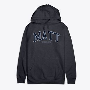 Matt Georgia Traditional Premium Cotton Hoodie