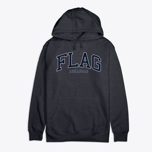 Flag Arkansas Traditional Premium Cotton Hoodie