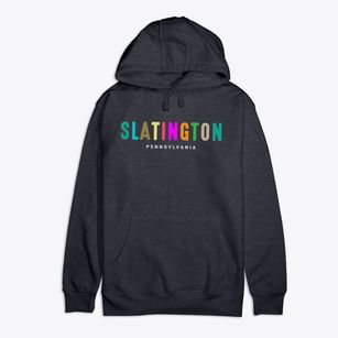 Slatington Pennsylvania Color Pop Premium Cotton Hoodie