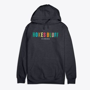 Hokes Bluff Alabama Color Pop Premium Cotton Hoodie